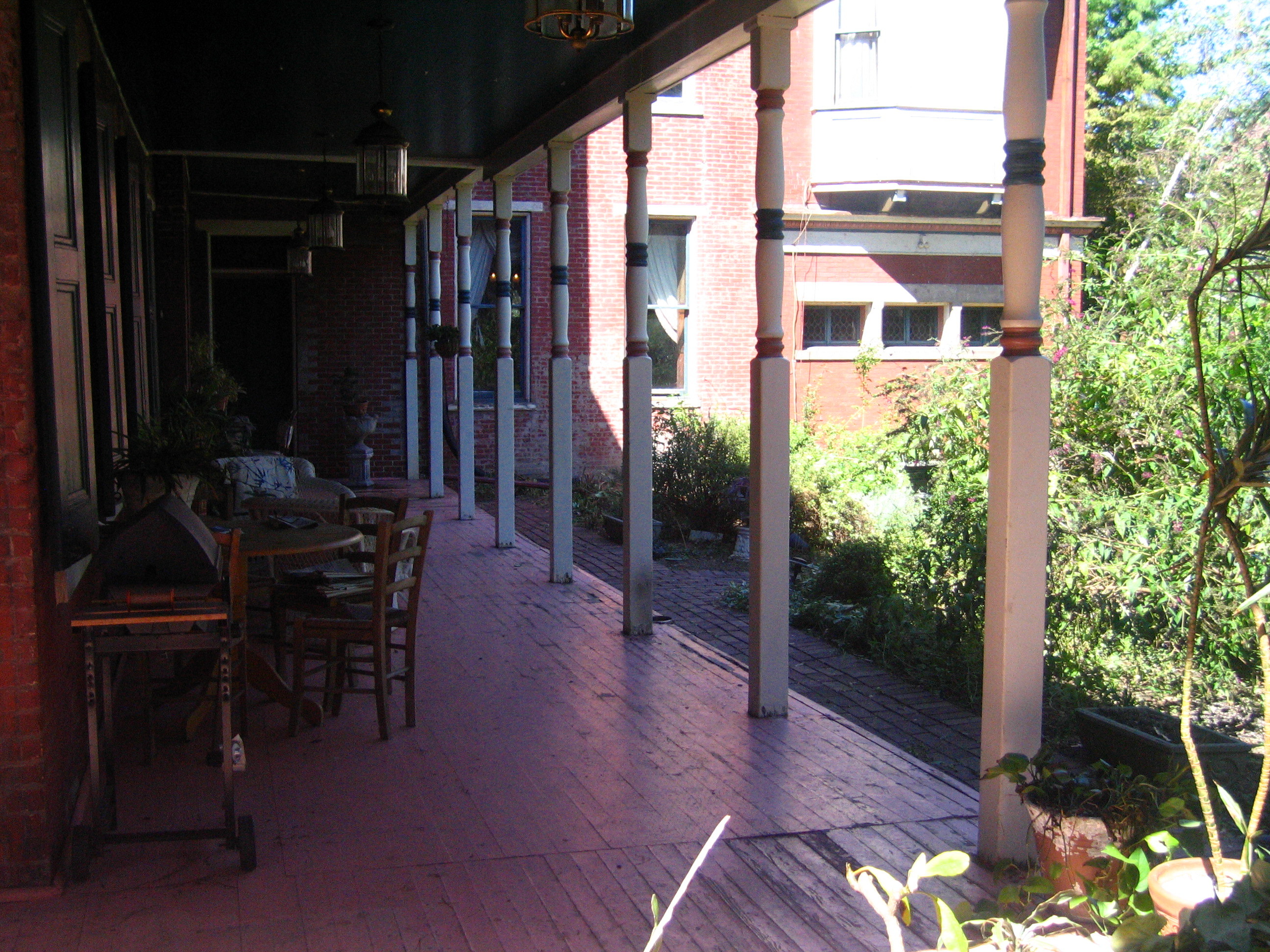 veranda before