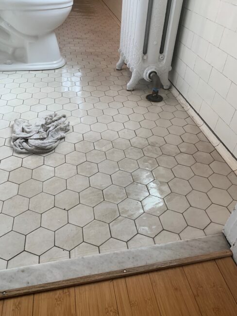 old ceramic tile cleaning secret